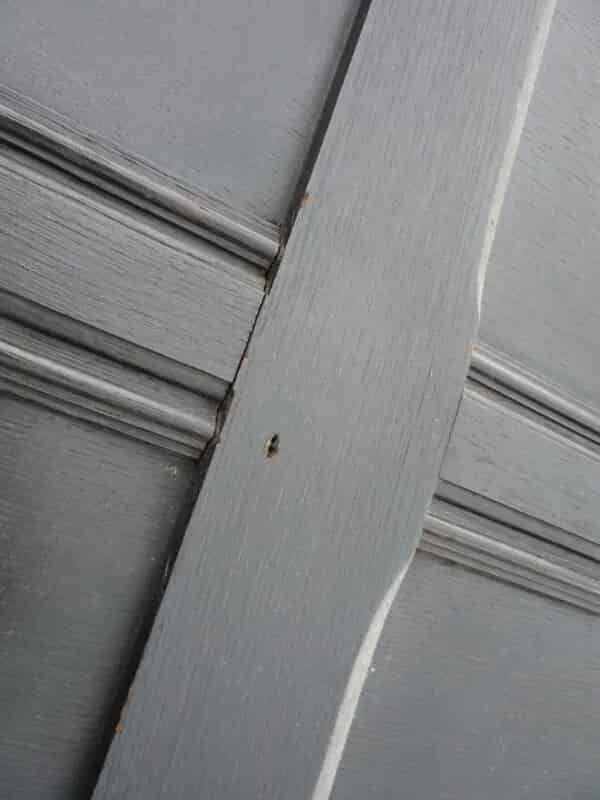 Antique reclaimed Oak wall panelling with skirting and top rail