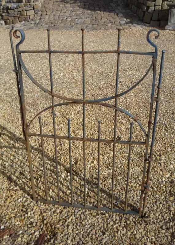 Antique victorian wrought Iron pedestrian gate