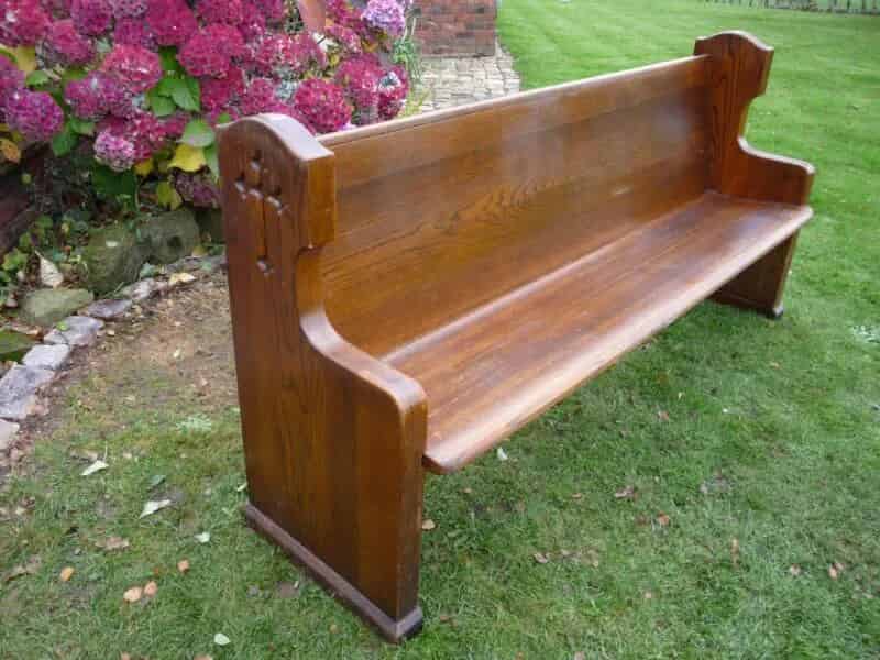 Church pew - salvaged from Oldham