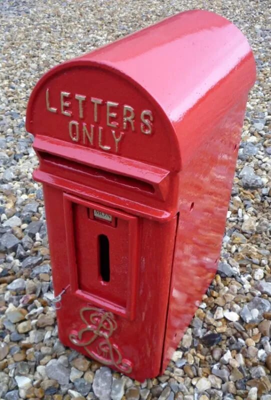 Edward 7th Pole Mounted Royal Mail Post Box - 3376