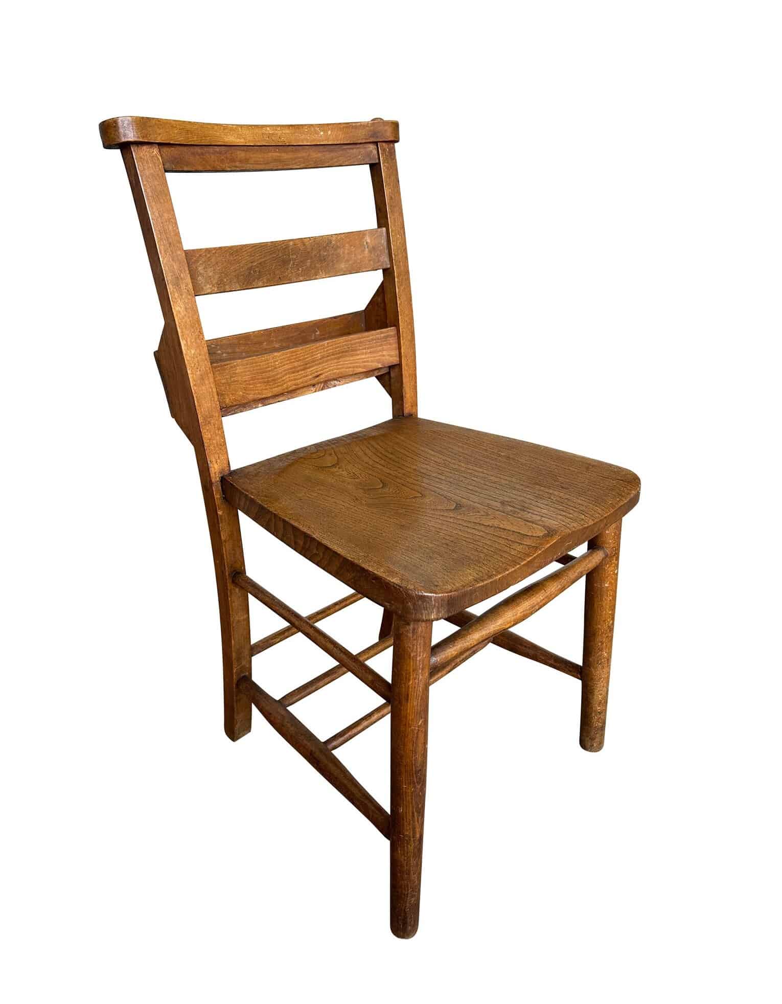 Antique Salvaged Original Church / Chapel Chairs