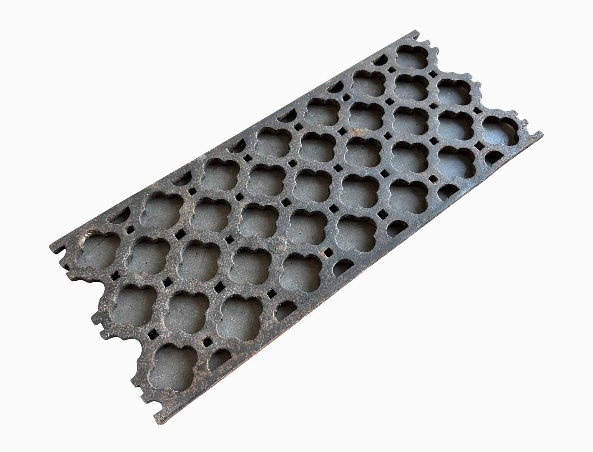 Antique Old Cast Iron Floor Grille / Grid
