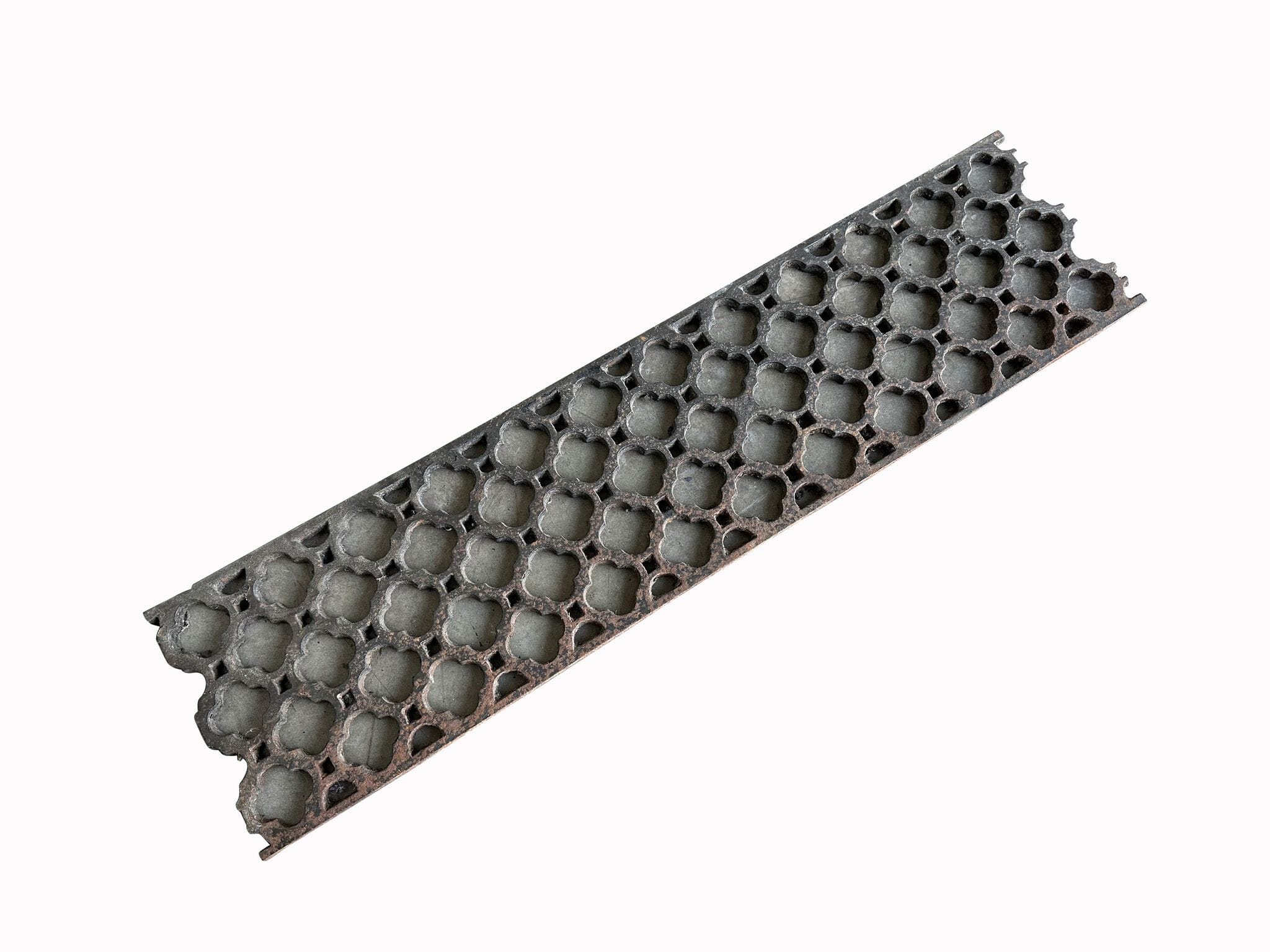 Victorian Antique Salvaged Cast Iron Floor Grille / Grid - 9492K