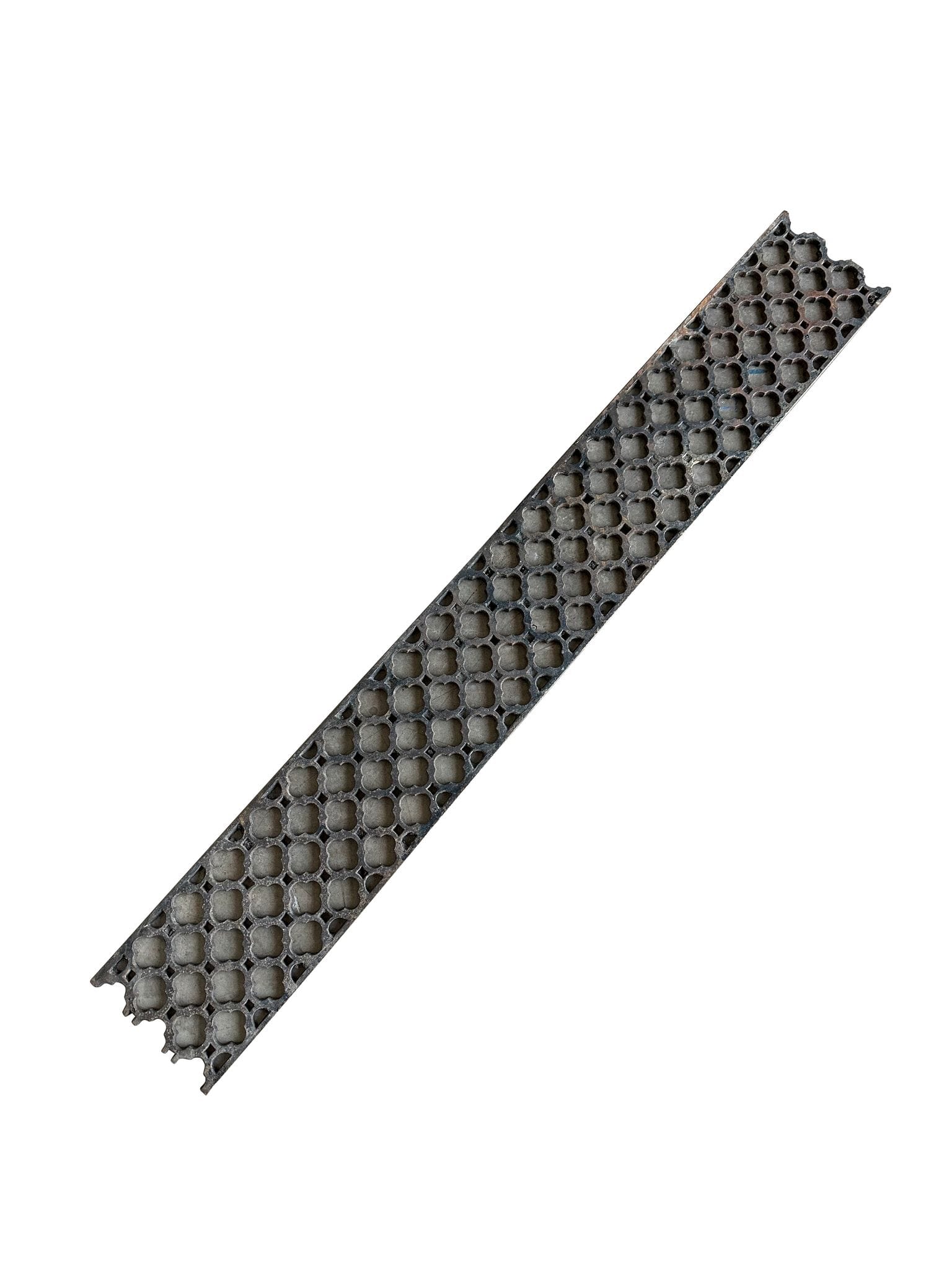 Victorian Large Salvaged Cast Iron Floor Grille / Grid - 9492M