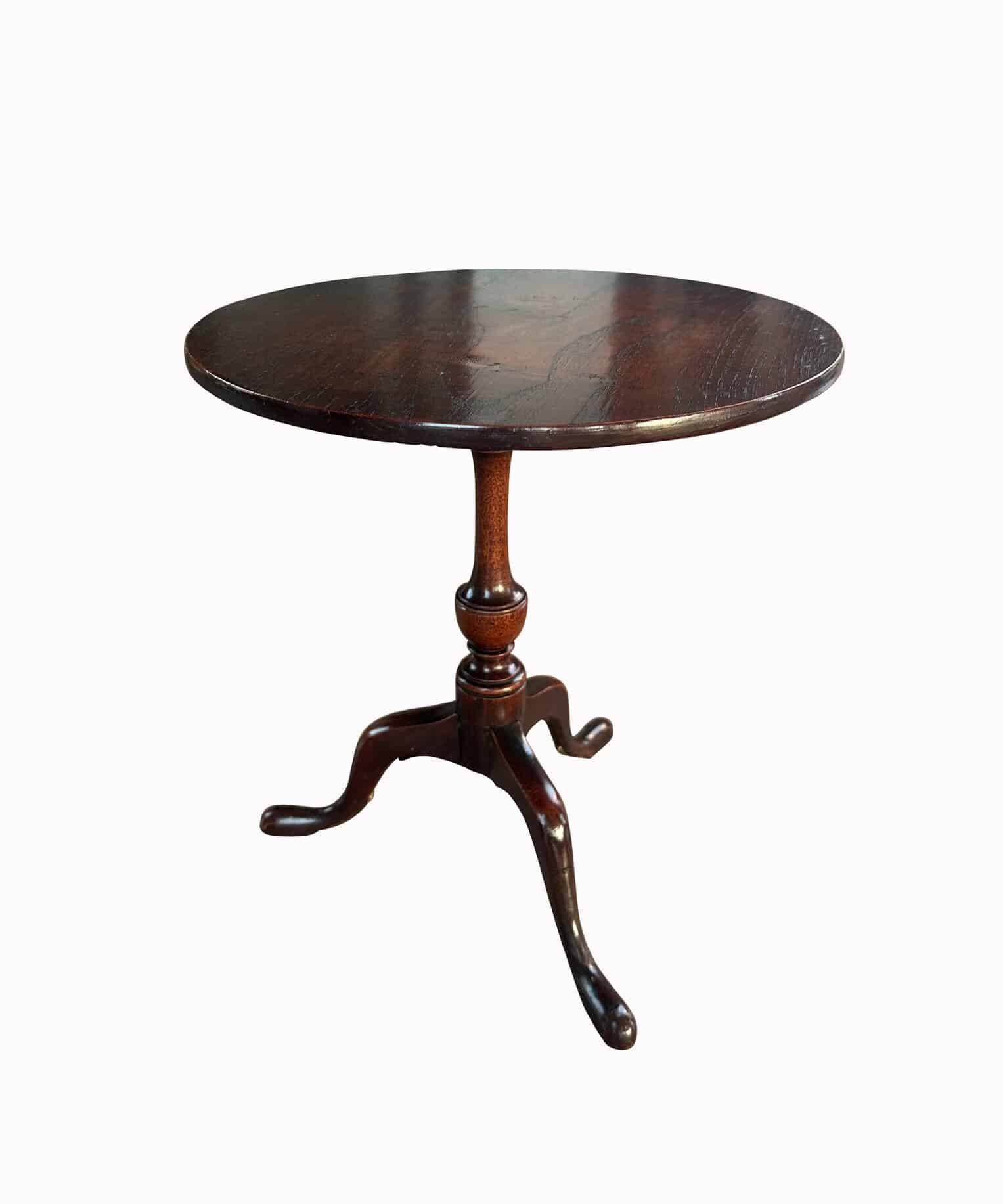 Miniature Edwardian Mahogany Tripod Table