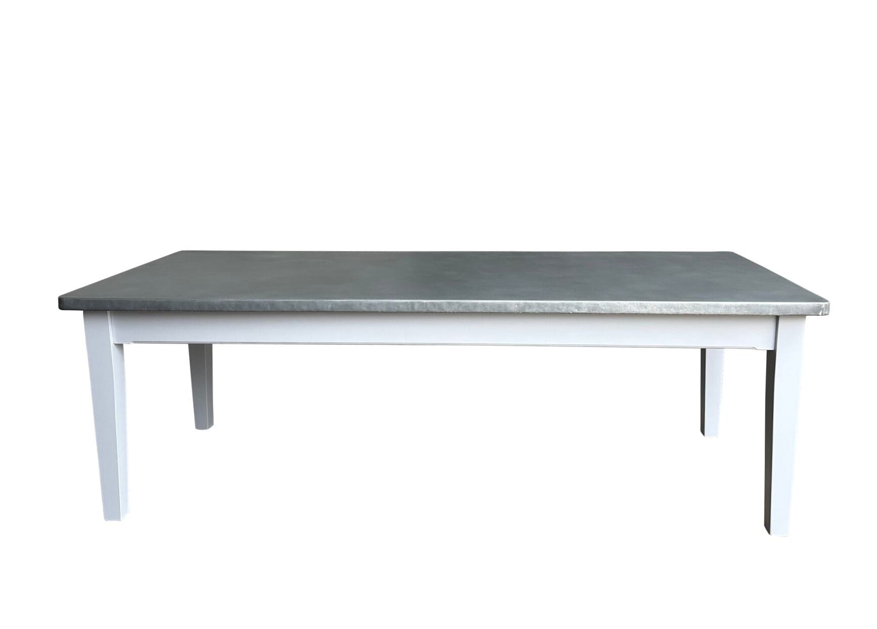 Bespoke Large Zinc Kitchen or Dining Table - D2082