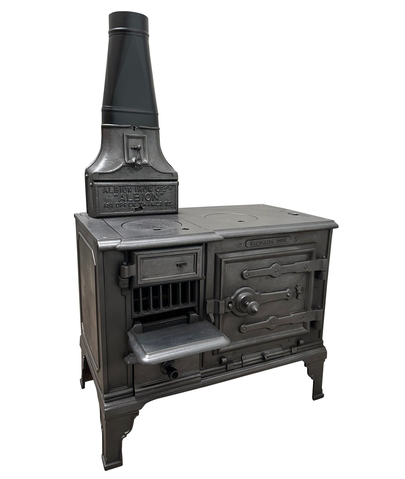 Antique Cast Iron 'Albion' Wood or Coal Burning Range - 9761