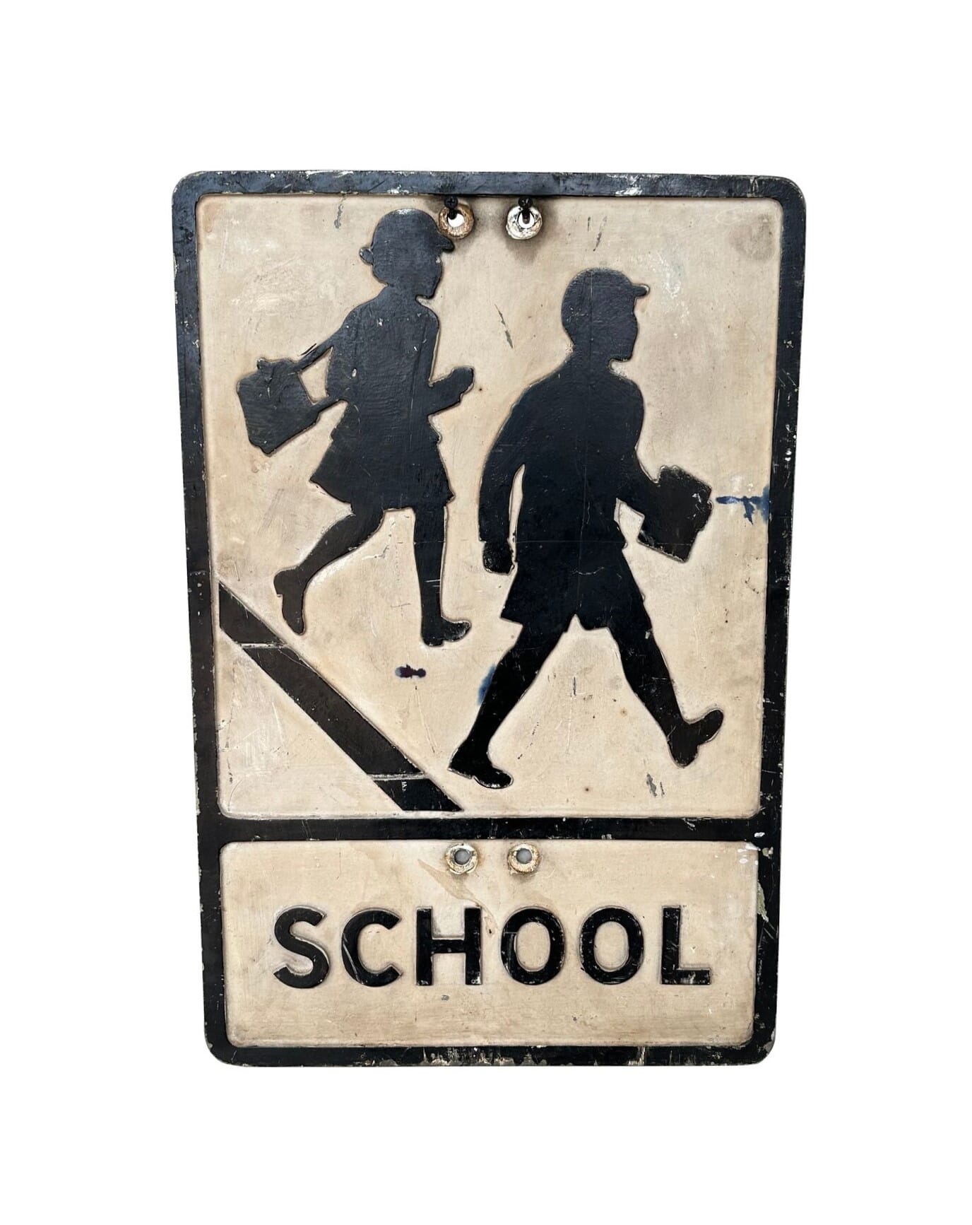 Original Cast Zinc Wall Mounted School Sign - 9916