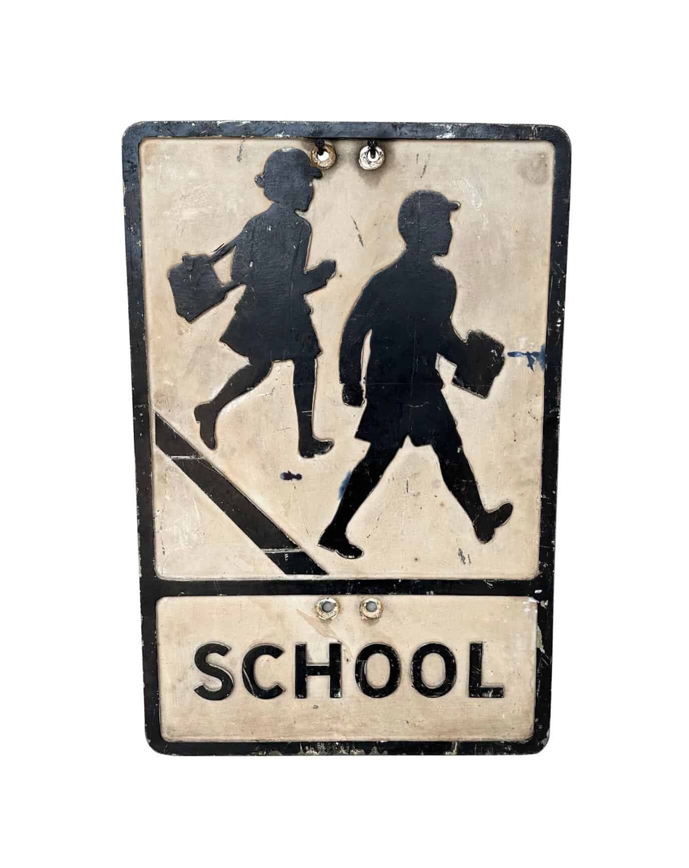 Original Cast Zinc Wall Mounted School Sign