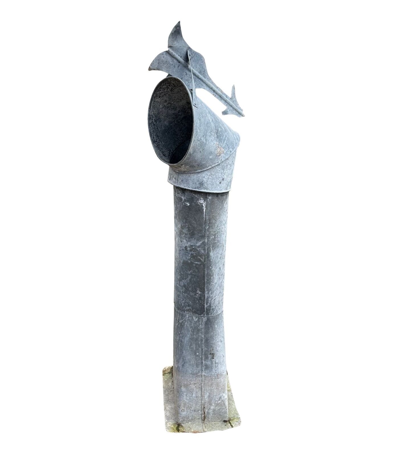 Vintage Galvanised Roof Ventilator With Weathervane - 9911