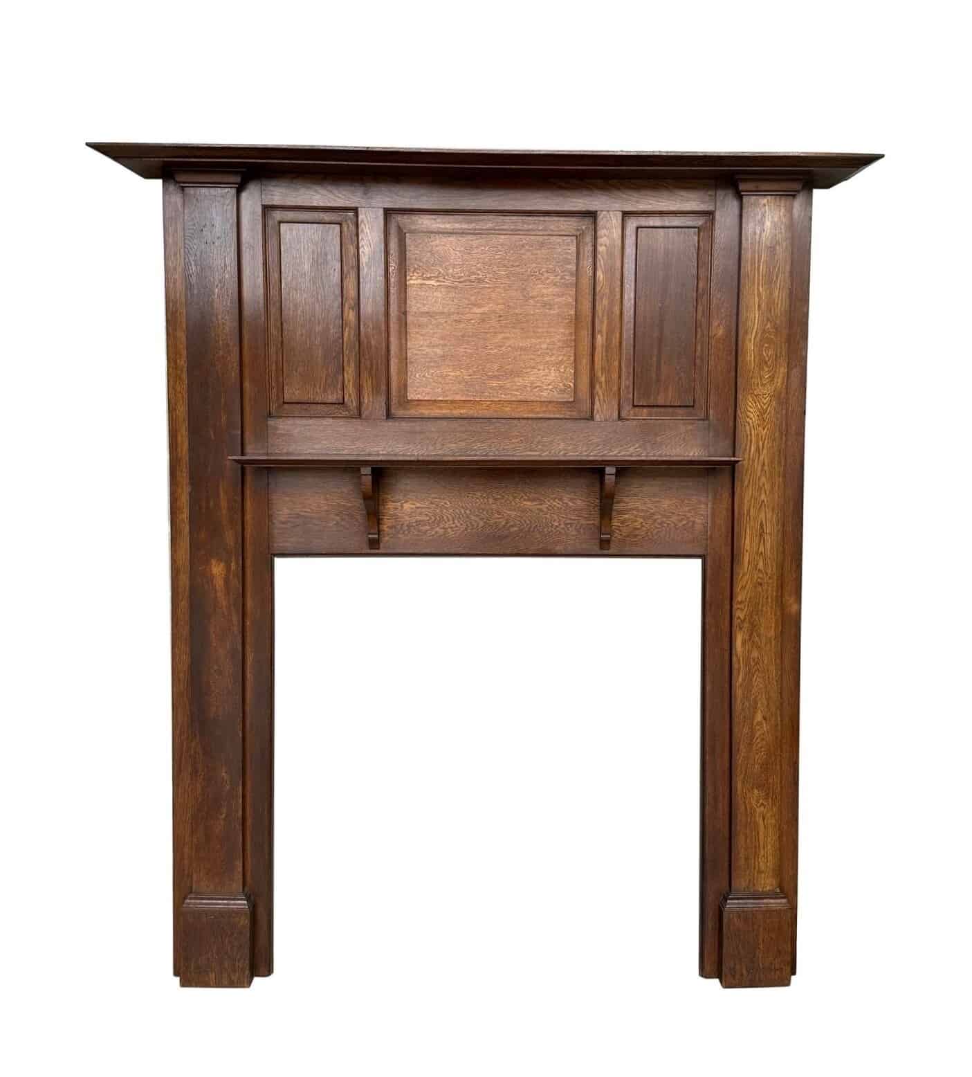 Reclaimed Oak Living Room Fire Surround