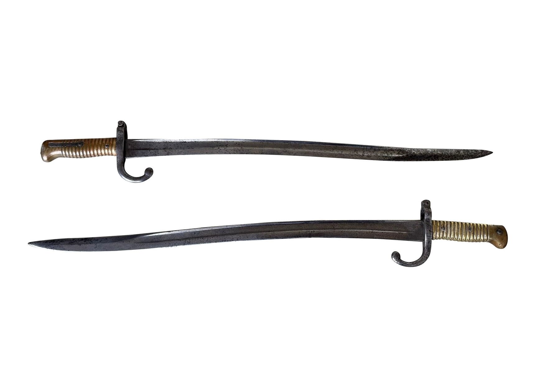 Pair of French M1866 Chassepot Sword Bayonets - 9975