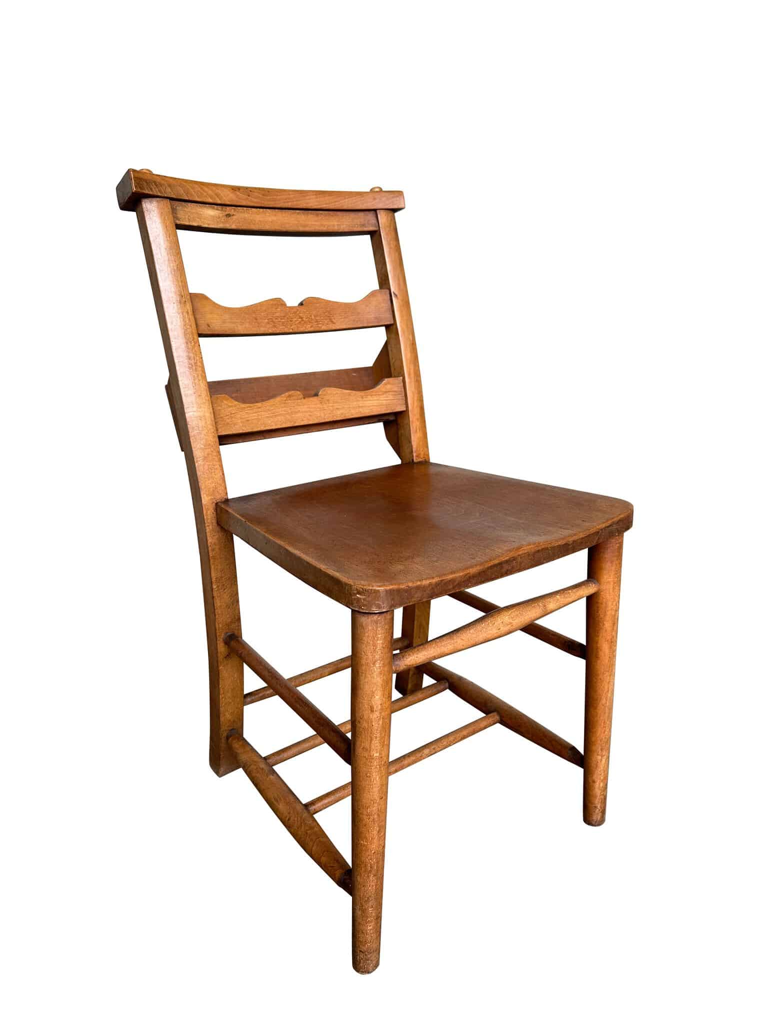 Antique Original Reclaimed Ornate Church / Chapel Chairs