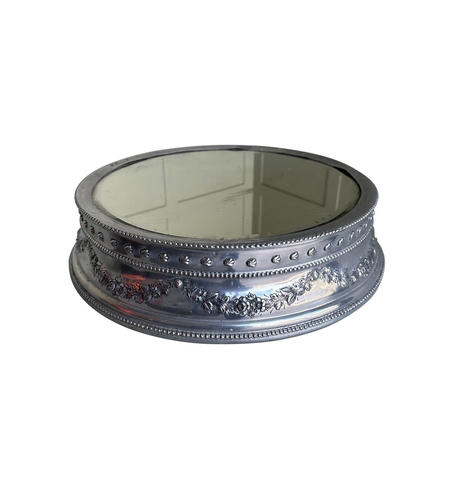 British Made Bevelled Mirror Wedding Cake Stand - 9868B