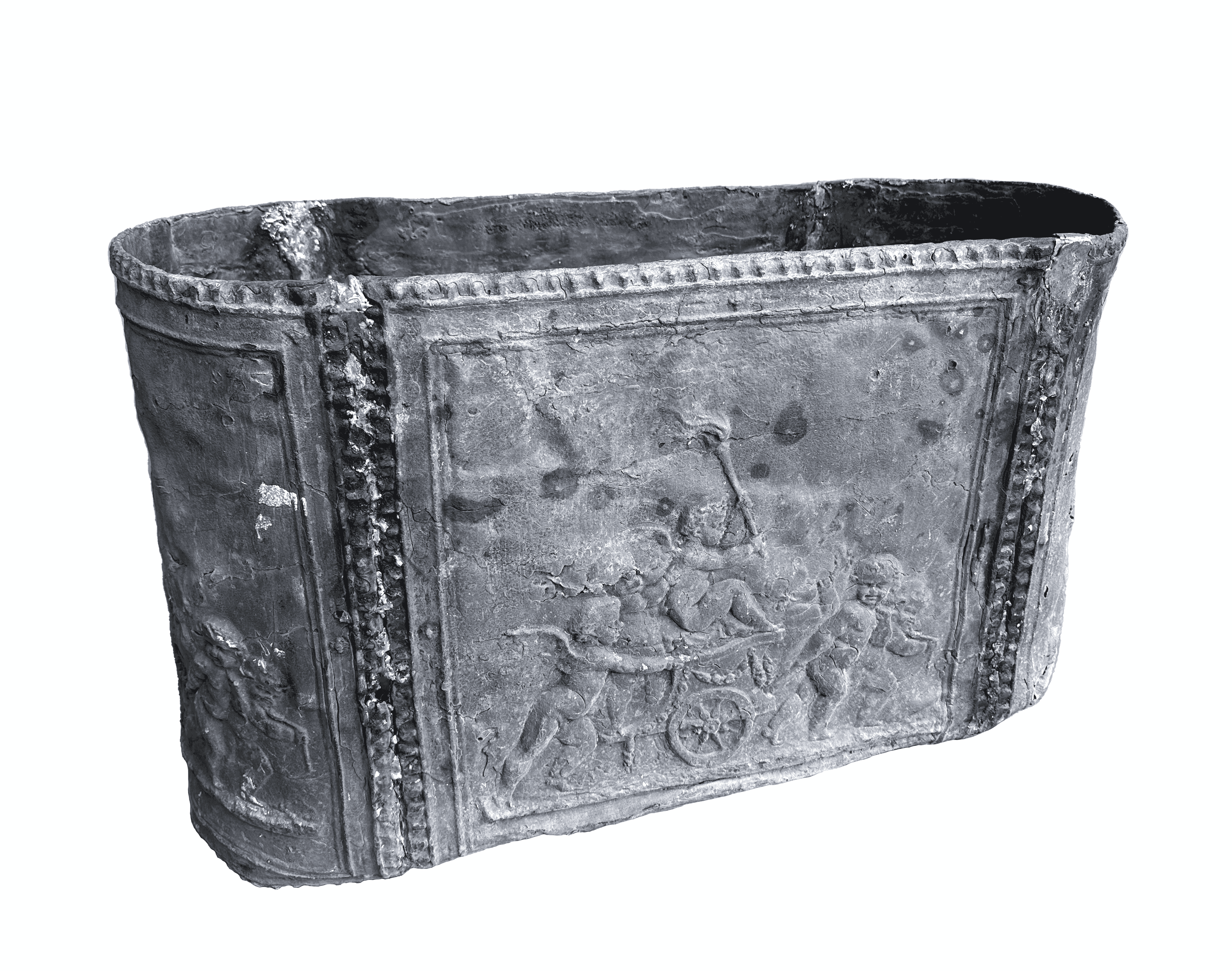 Exceptional Georgian Lead Garden Planter / Pot - 9894