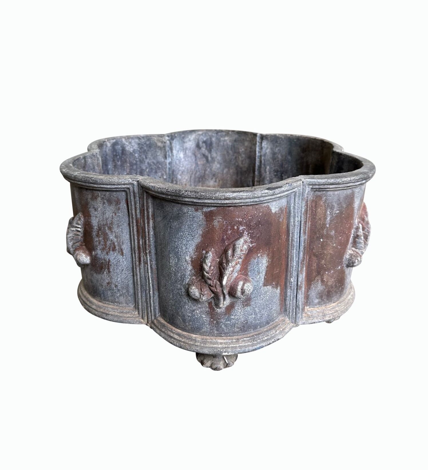 Reclaimed Decorative Antique Lead Garden Planter - 10006