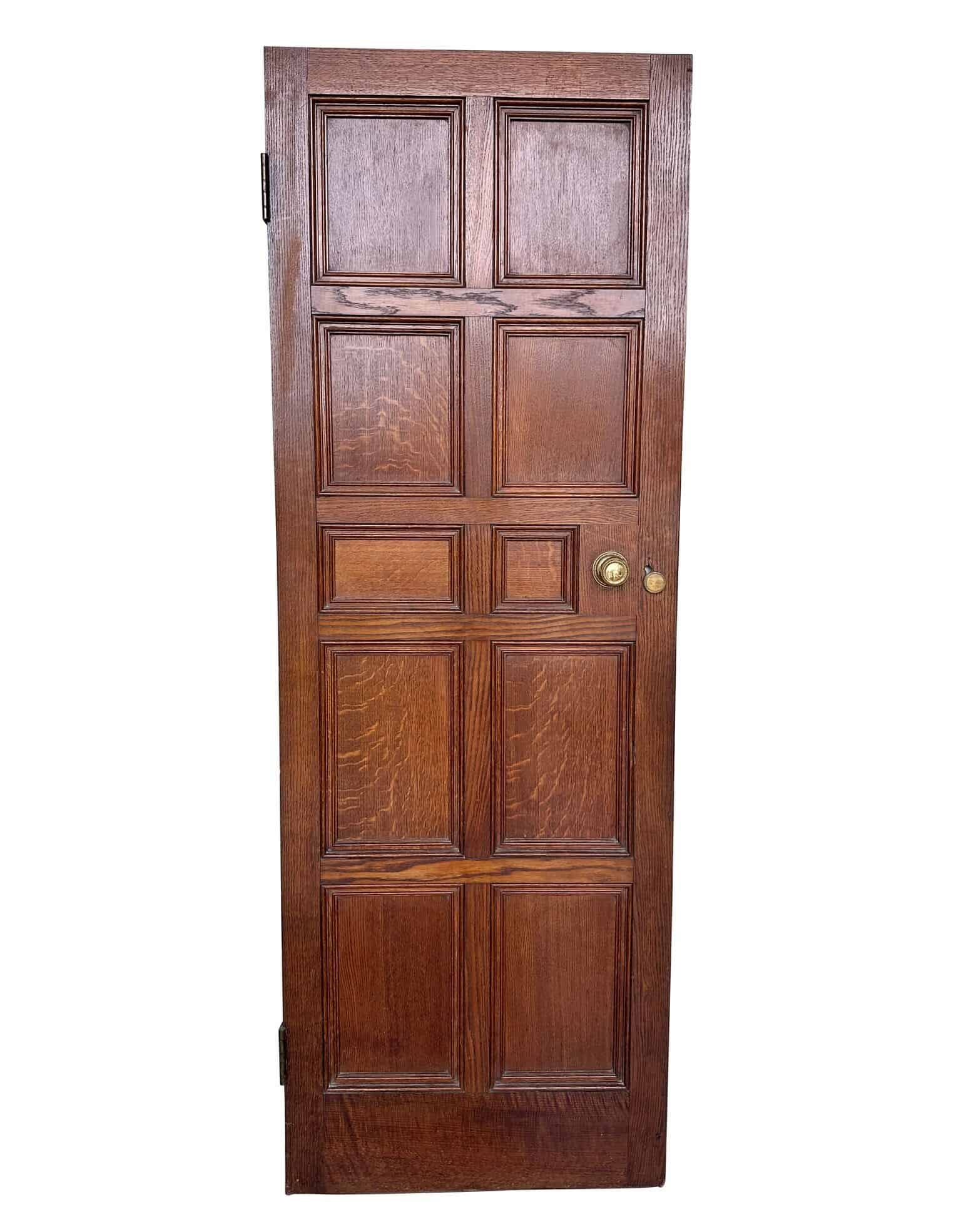 Reclaimed 10 Panel Oak Internal Door