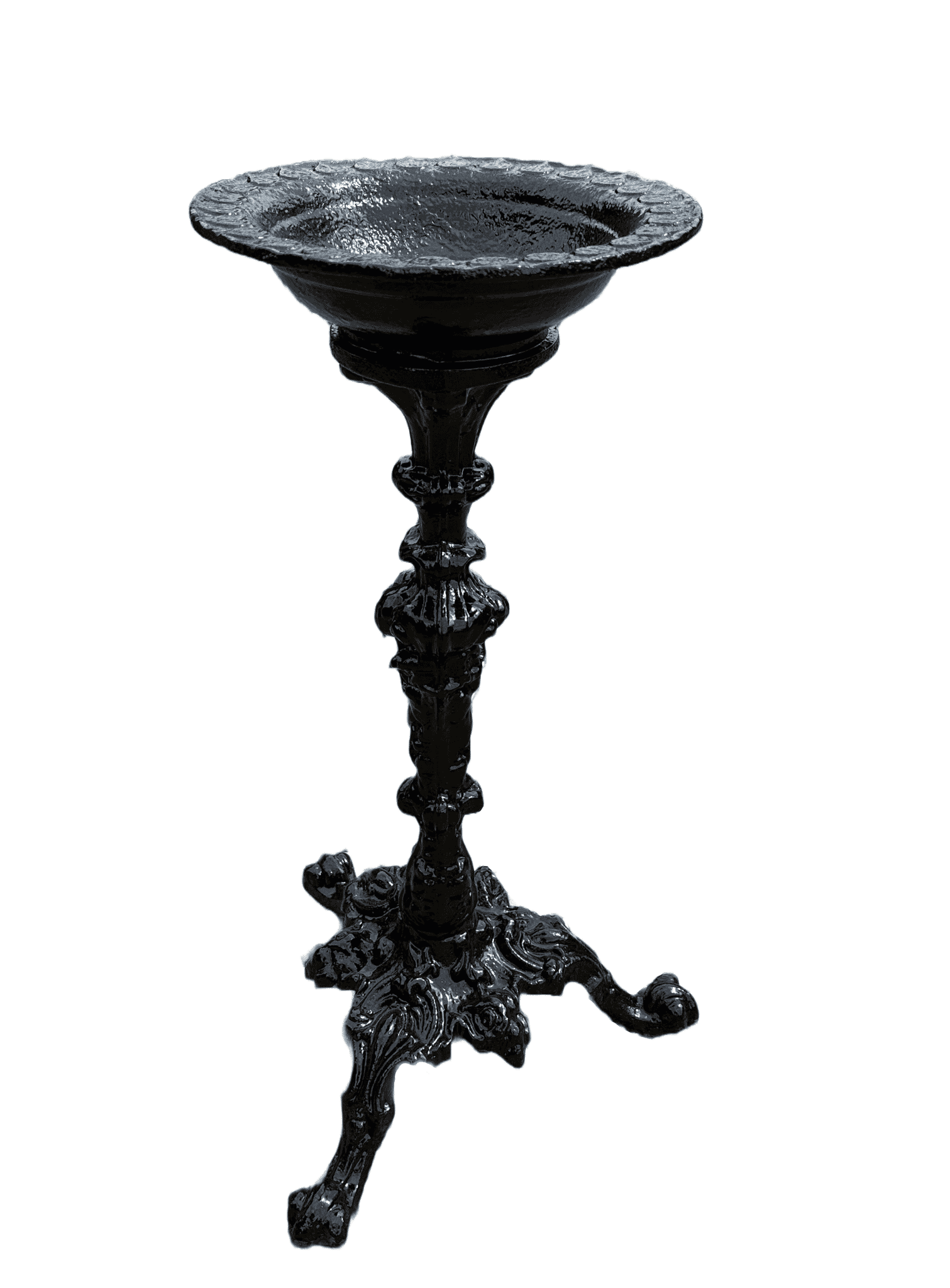 Reclaimed Victorian Cast Iron Garden Bird Bath - 9997
