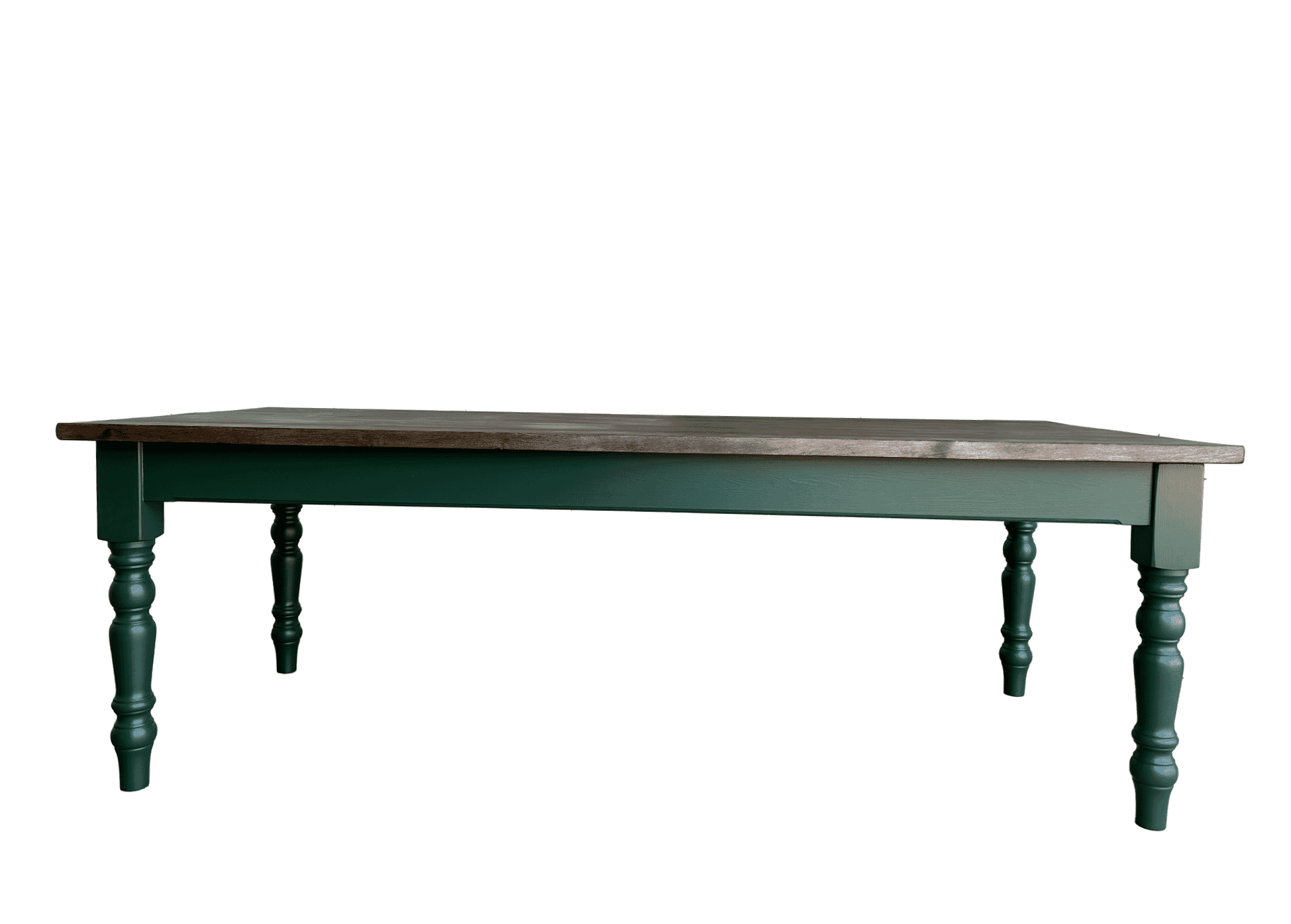 Bespoke Plank Top Farmhouse Style Dining Table - D2097