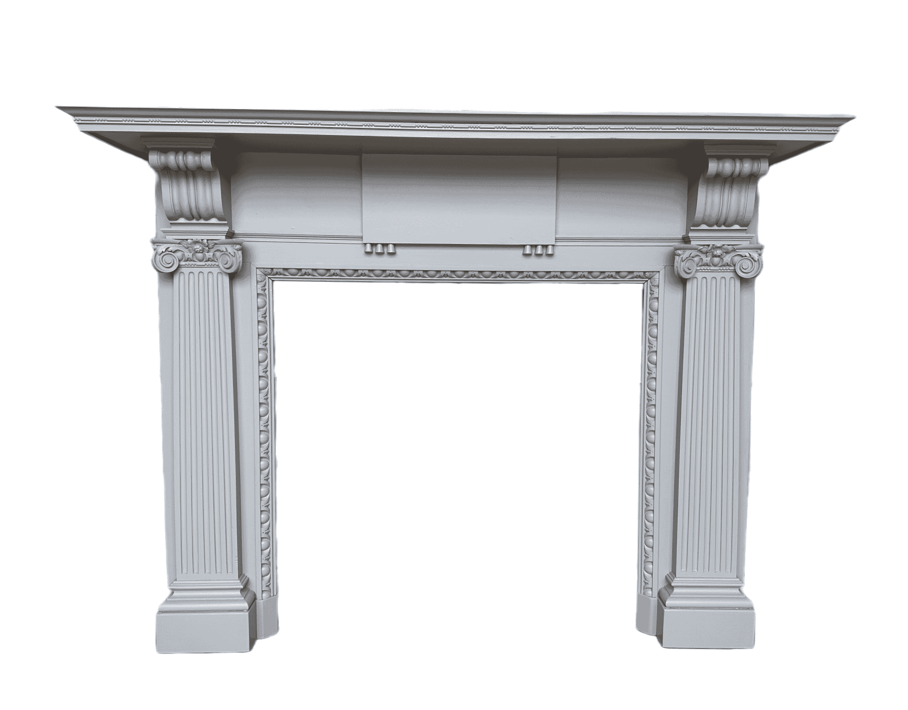 Victorian / Edwardian Painted Living Room Fire Surround