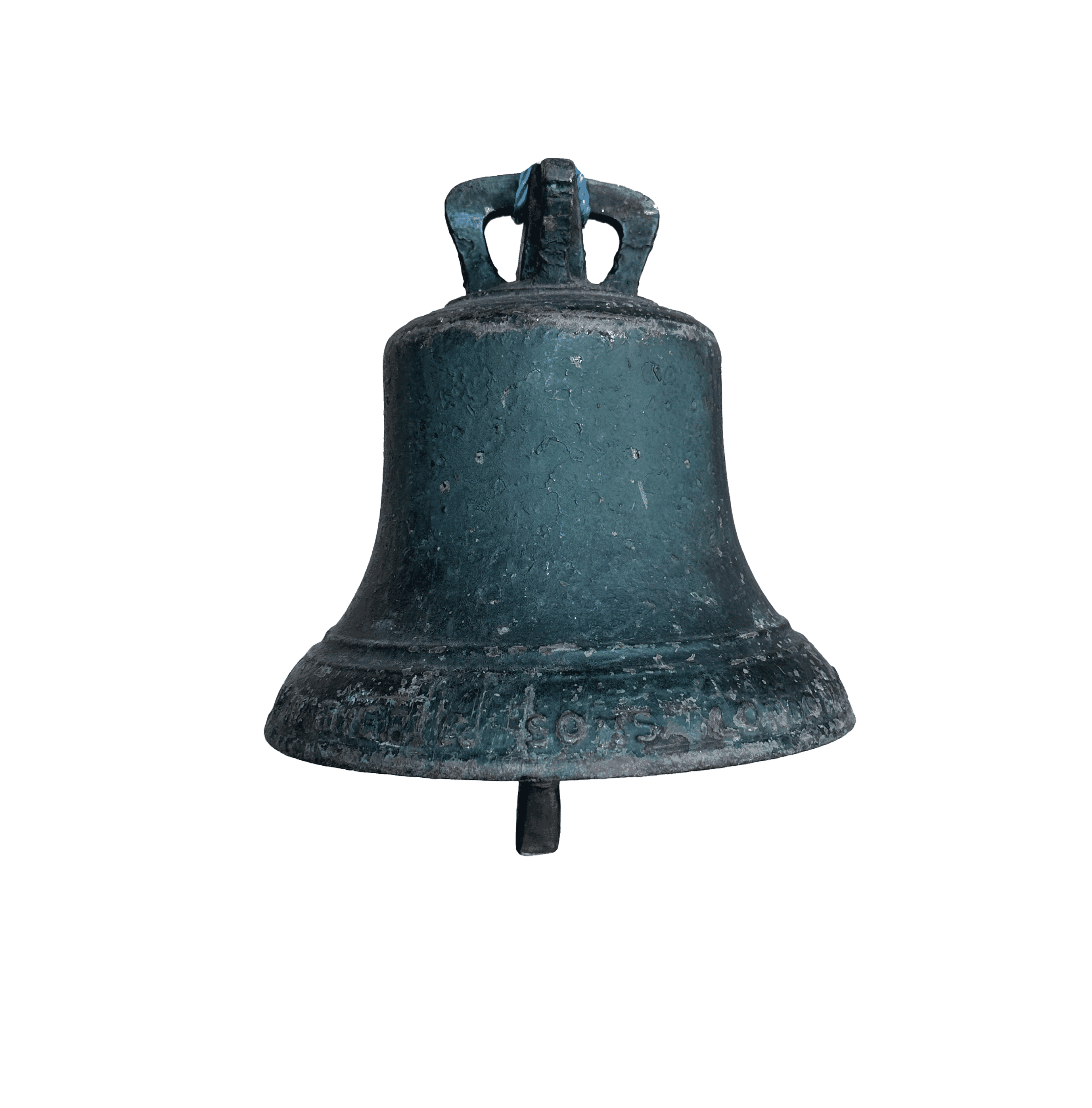 Antique Reclaimed J Warner & Sons Bell with Clapper - 9859