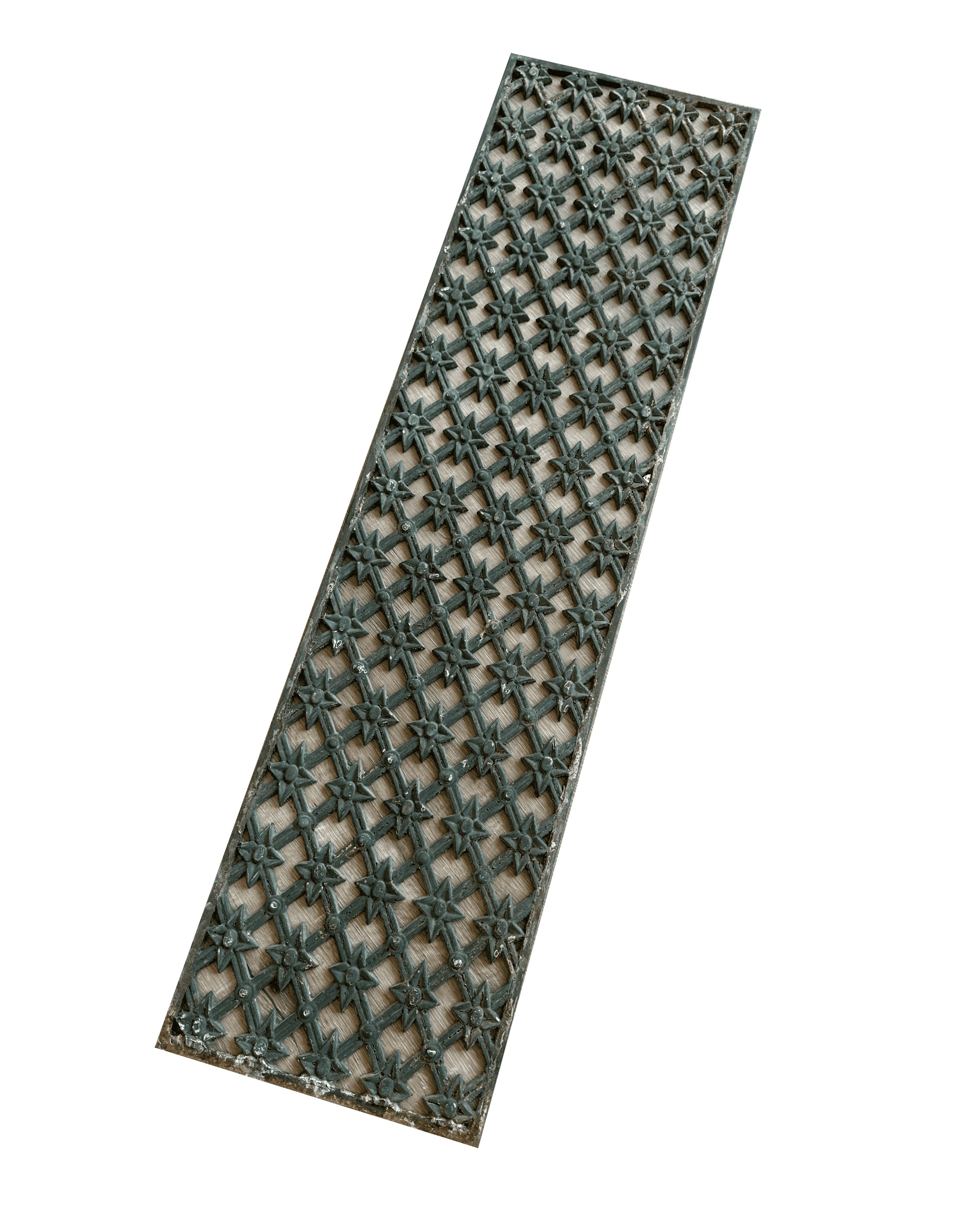 Large Victorian Decorative Cast Iron Floor Grille / Grid - 10065