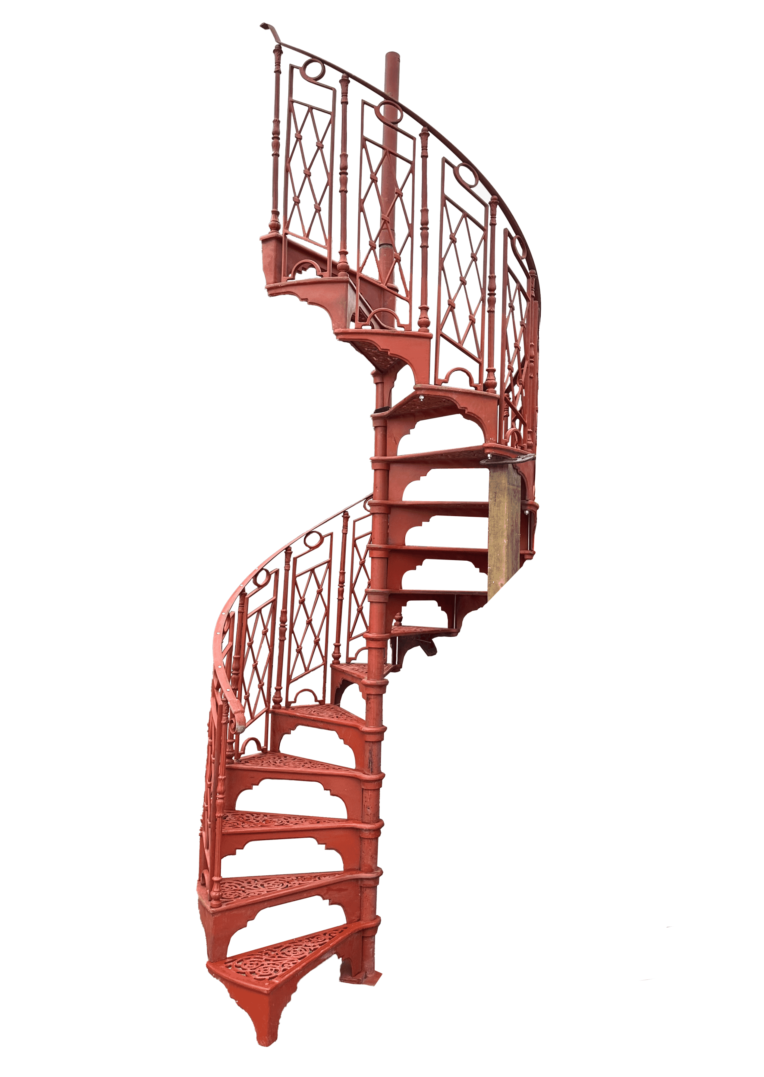 Large Safety Stairways Ornate Cast Iron Spiral Staircase - 9904
