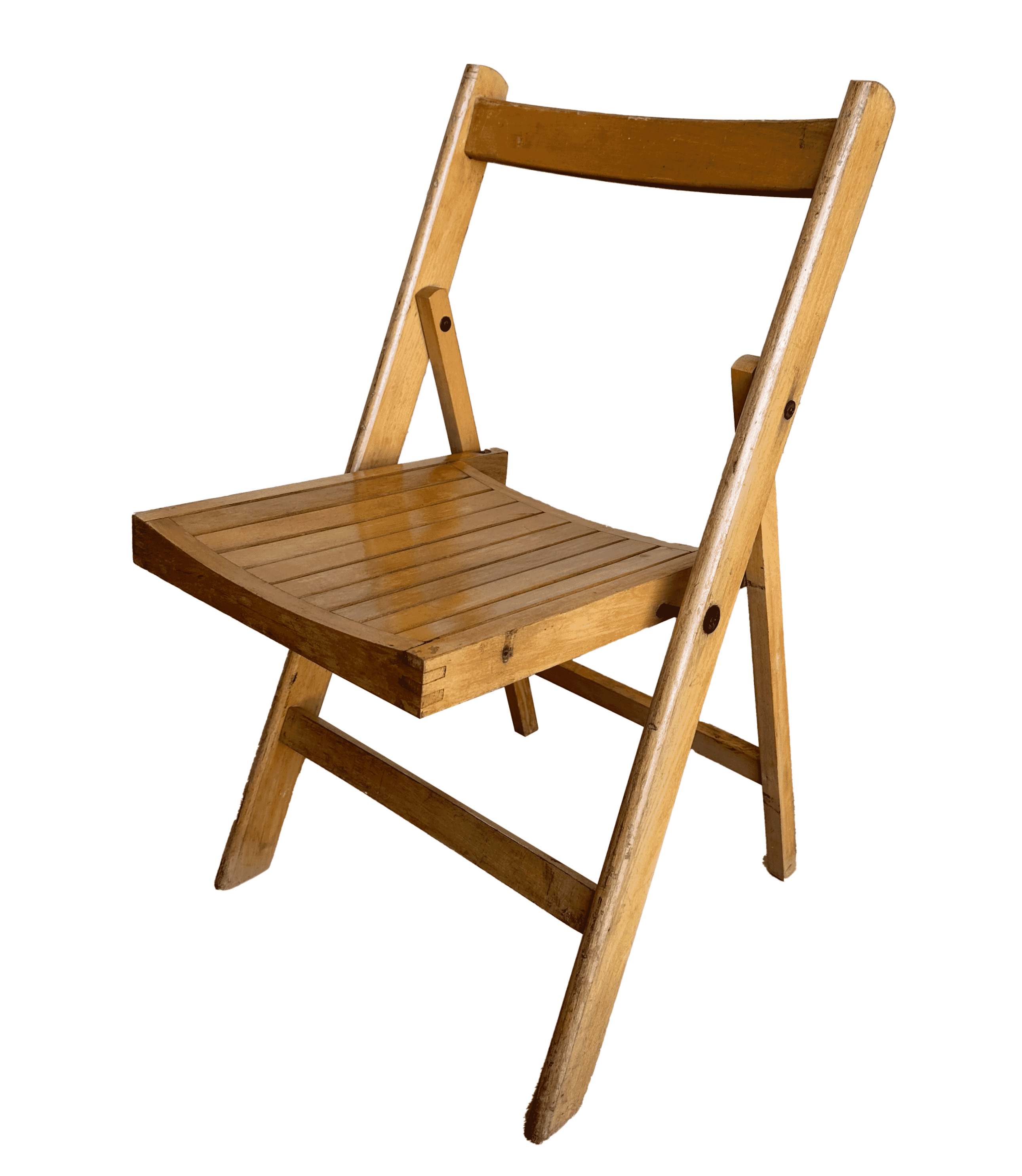 Antique Folding Church Chairs
