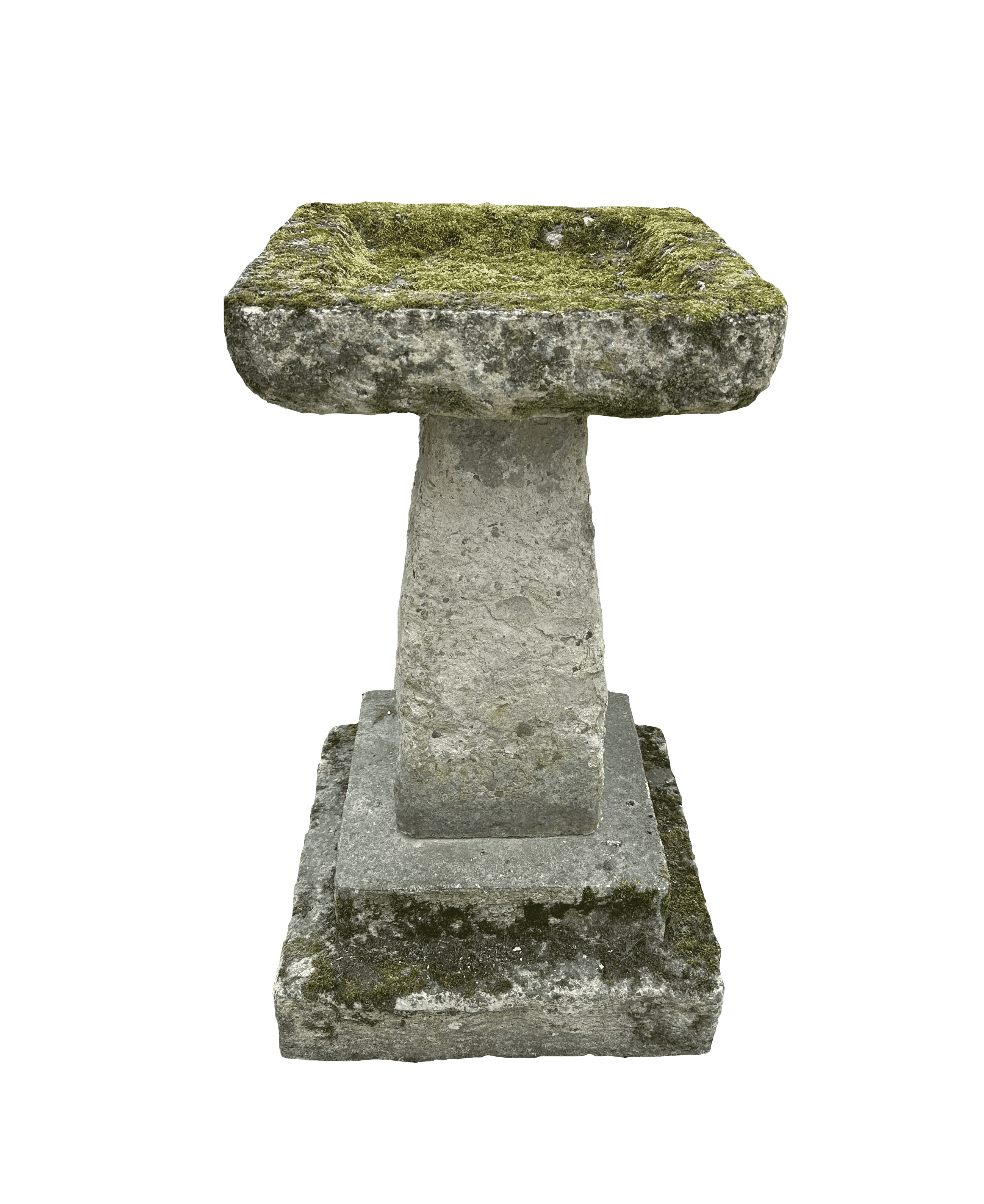 Garden Reclaimed Reconstituted Stone Bird Bath Ornament - 10072
