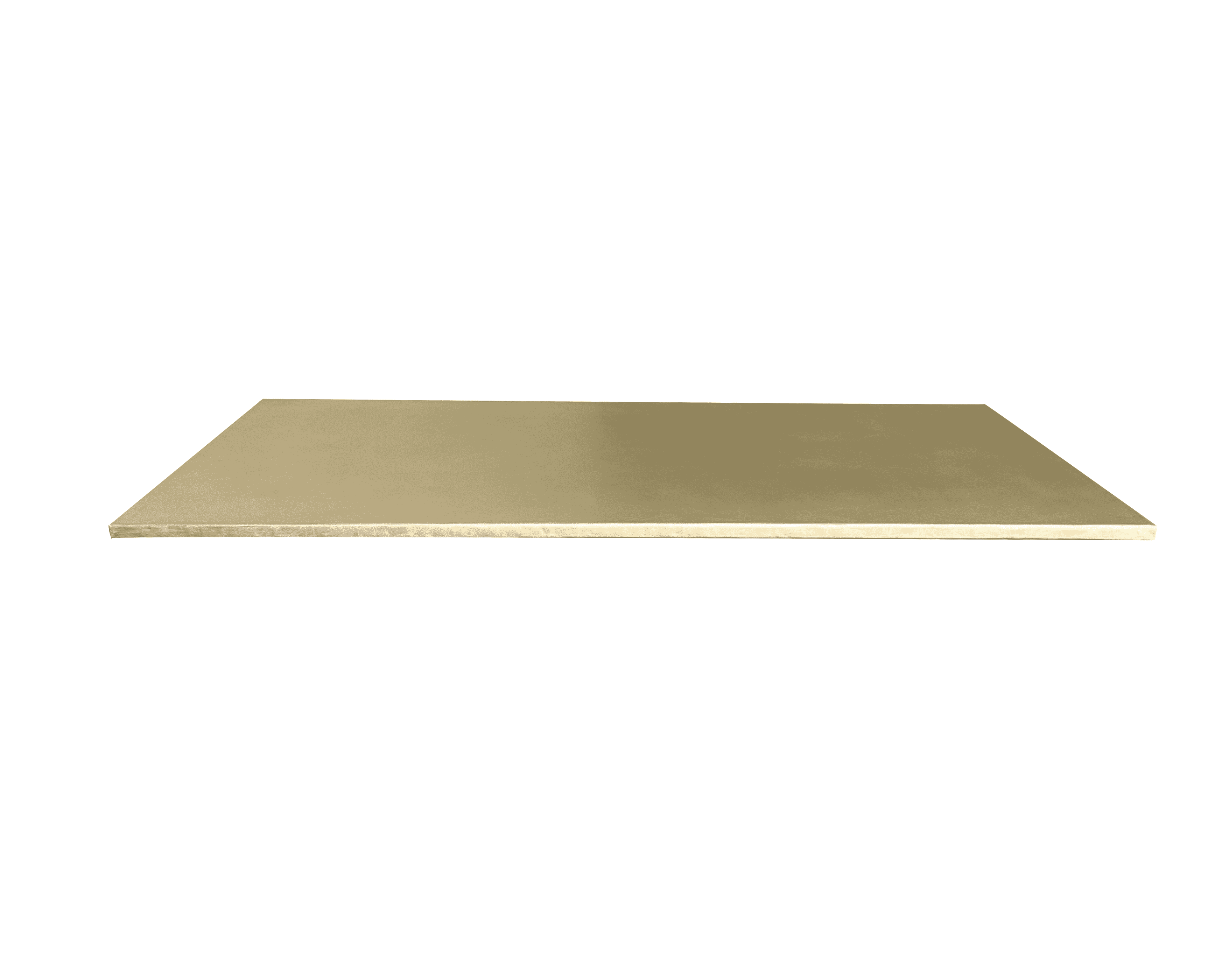 Handmade Matt Brass Kitchen Slimline Worktop / Surface - D2104