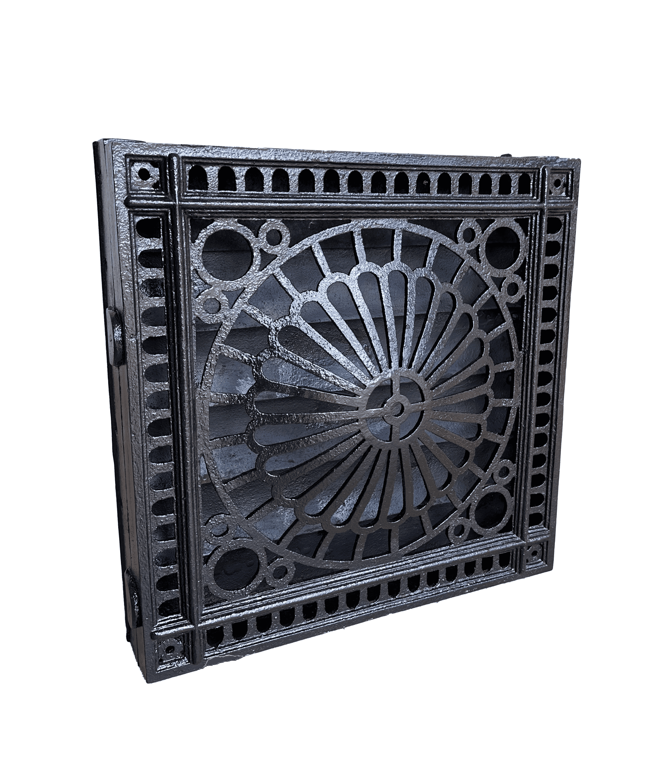 Antique Victorian Cast Iron Floor Grille / Vent