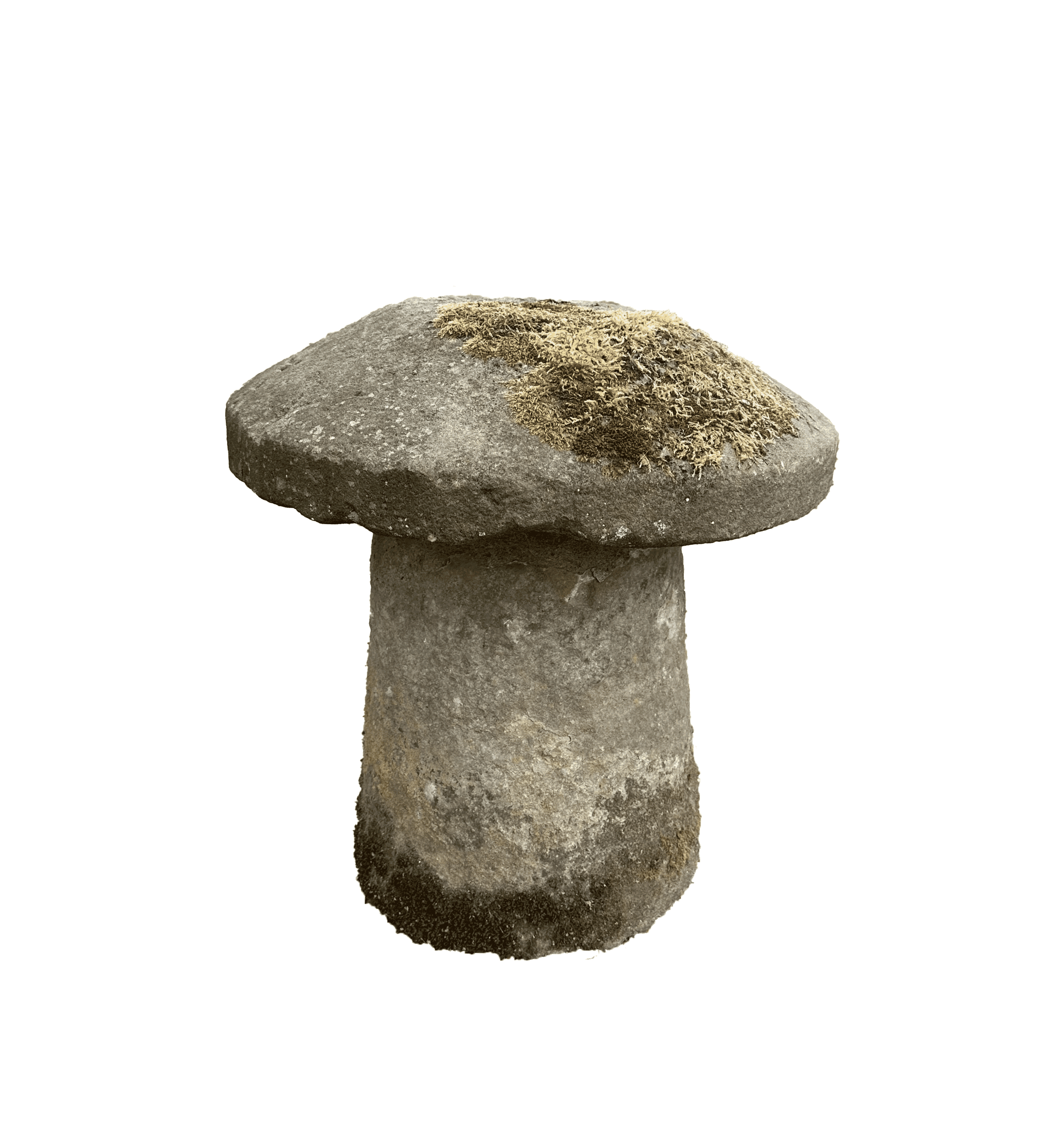 Small Antique Reclaimed Old Garden Staddle Stone - 10071A