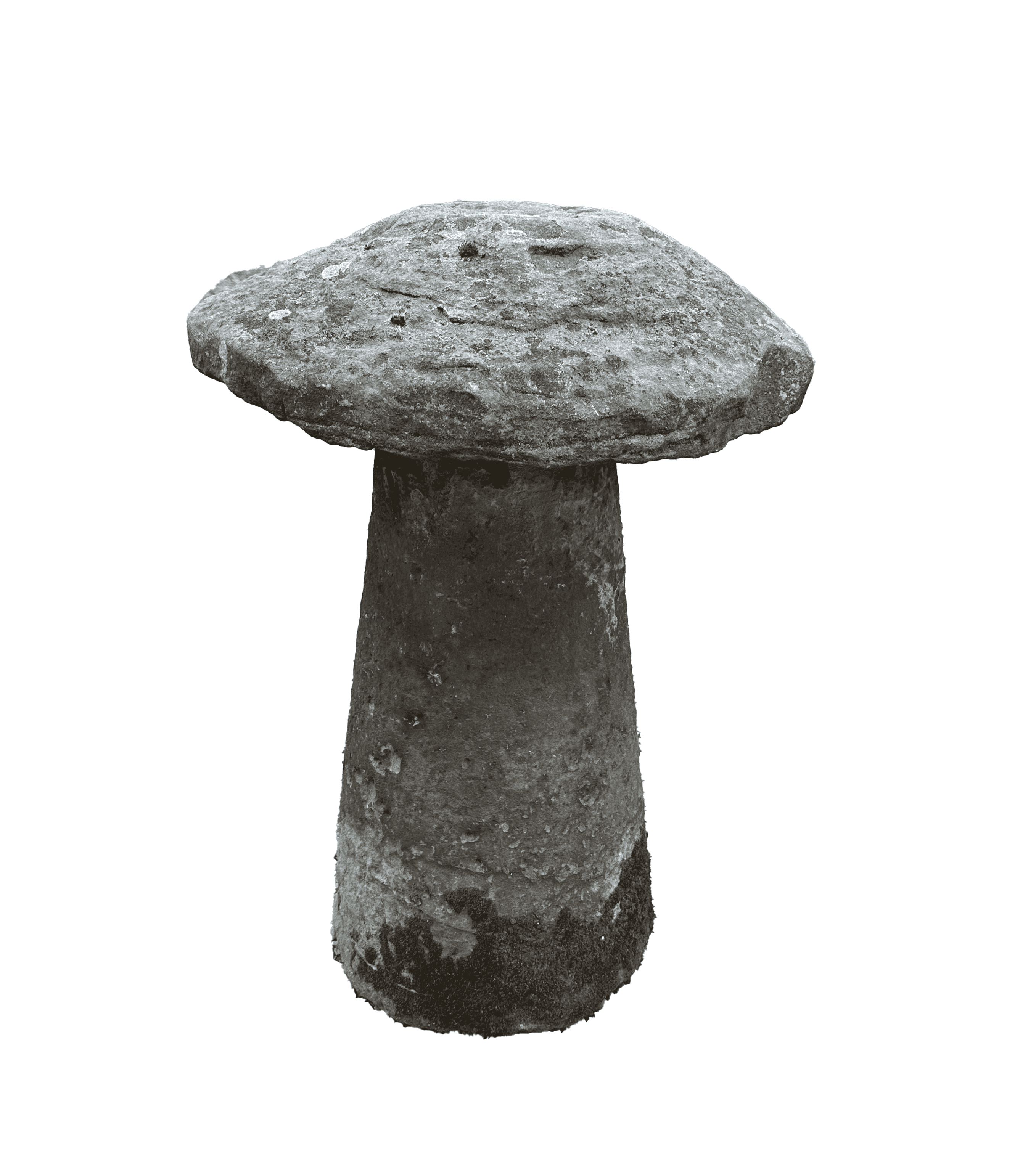 Original Salvaged Antique Old Garden Staddle Stone - 10071D