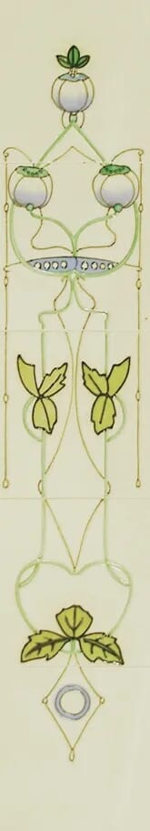 Set of 10 Cast Iron Fireplace Hand Painted Tiles LGC015 - LGC015