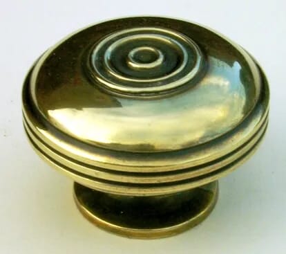 Bloxwich Cupboard Solid Brass Door Knob  - CBlo2ab