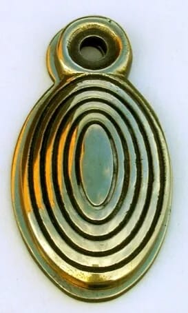 Beehive Brass Escutcheon - ebeab