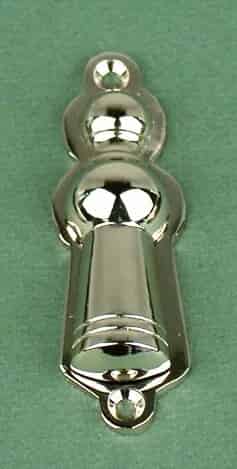 Antique Nickel Lady Escutcheon - polished finish Key Hole Cover