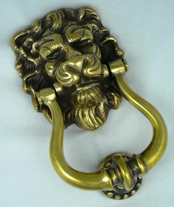 Lions Head Door Knocker - KLiab