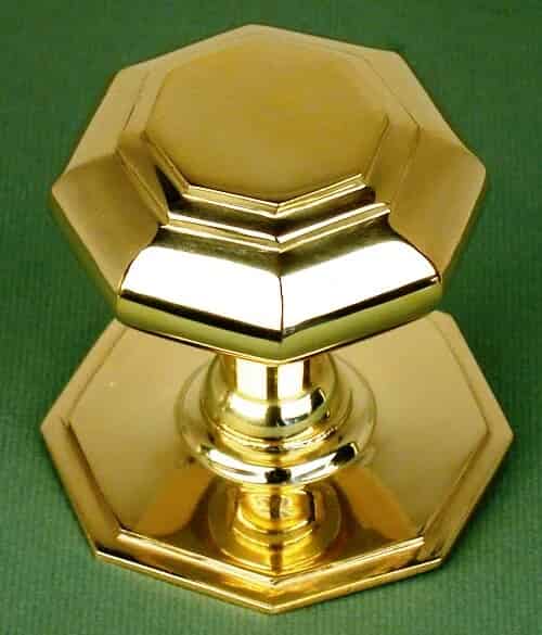 Solid Brass Large Georgian Door Pull