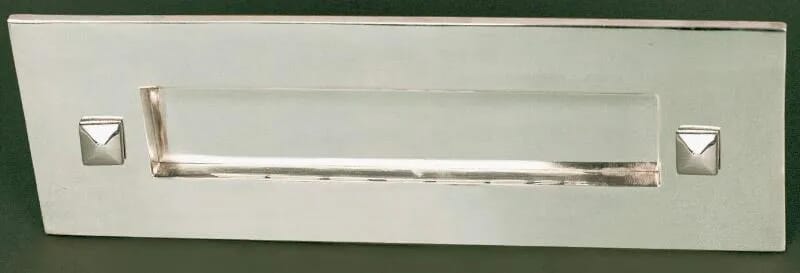 Traditional Nickel Letter Plate Without Clapper - LTyan