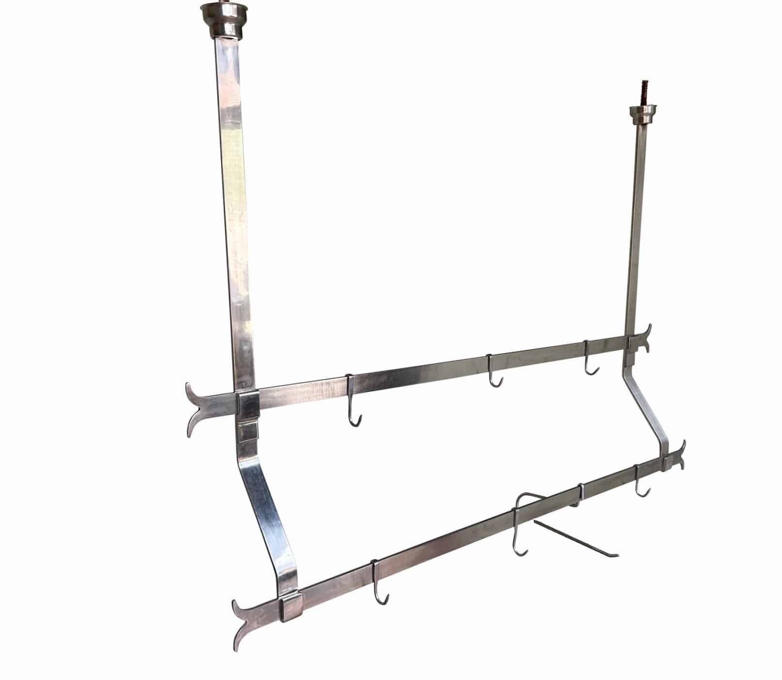 Reclaimed Stainless Steel Butchers Hanging Meat Rack