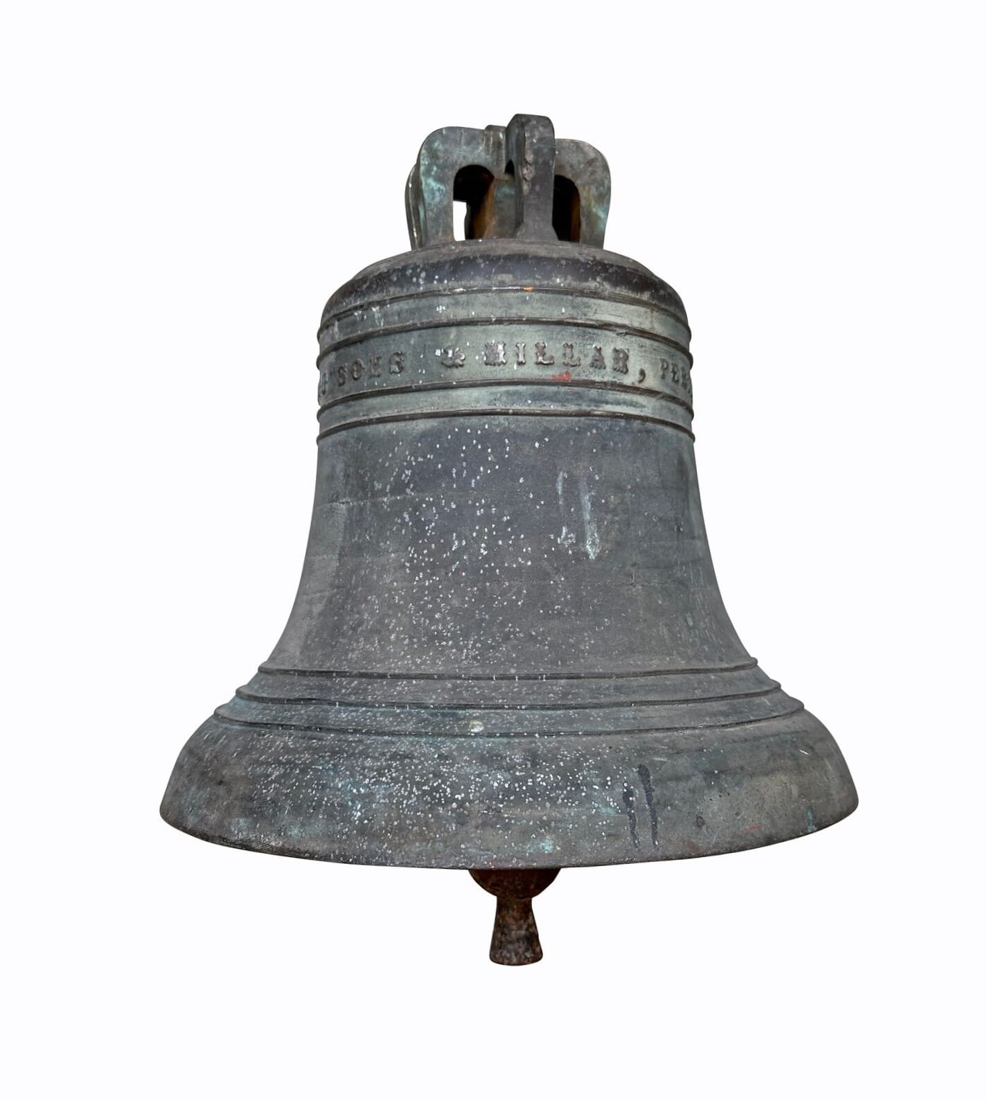 Original Antique Westwood Sons & Millar Perth Church Bell - 10121