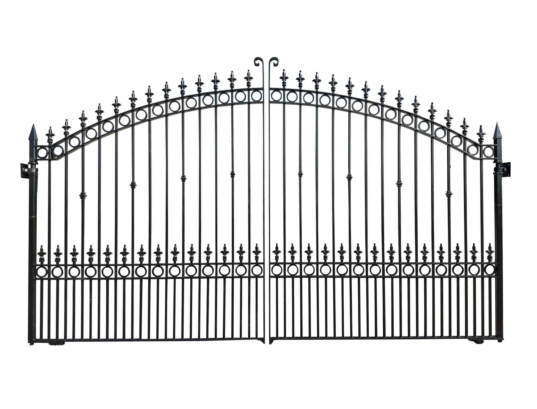 Decorative Reclaimed Large Metal Driveway Gates & Hinges