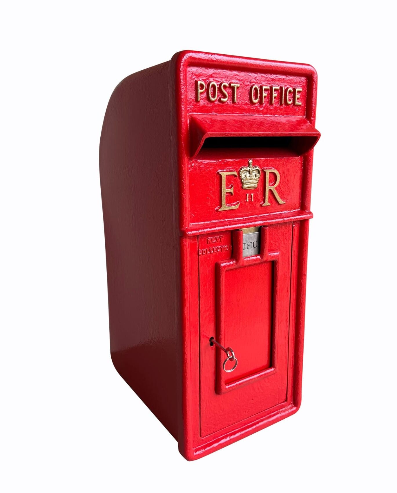 Restored Original Post Office ER II Cast Iron Post Box - 9837
