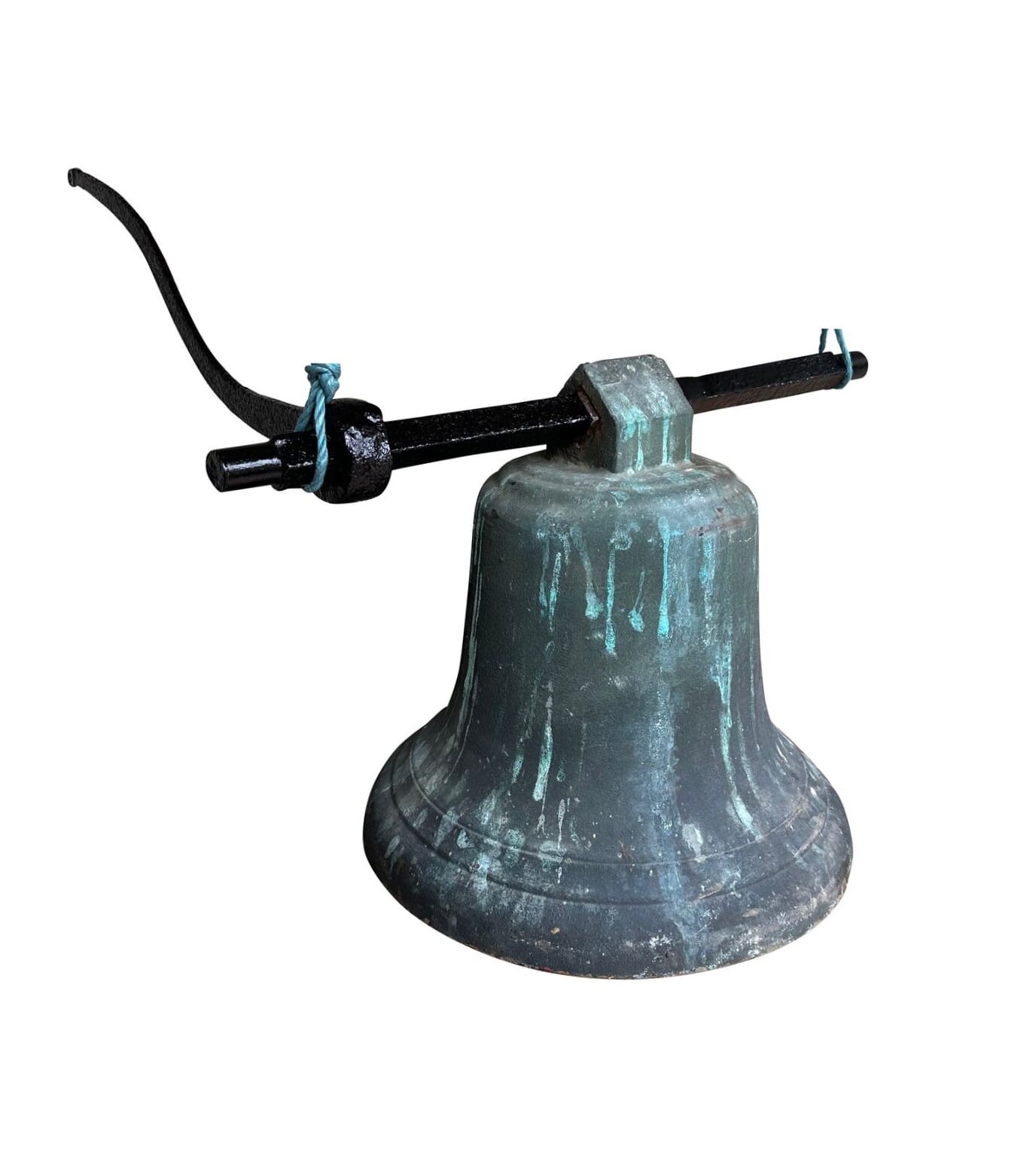Old Original Antique Church Ringing Bell With Clapper - 10097