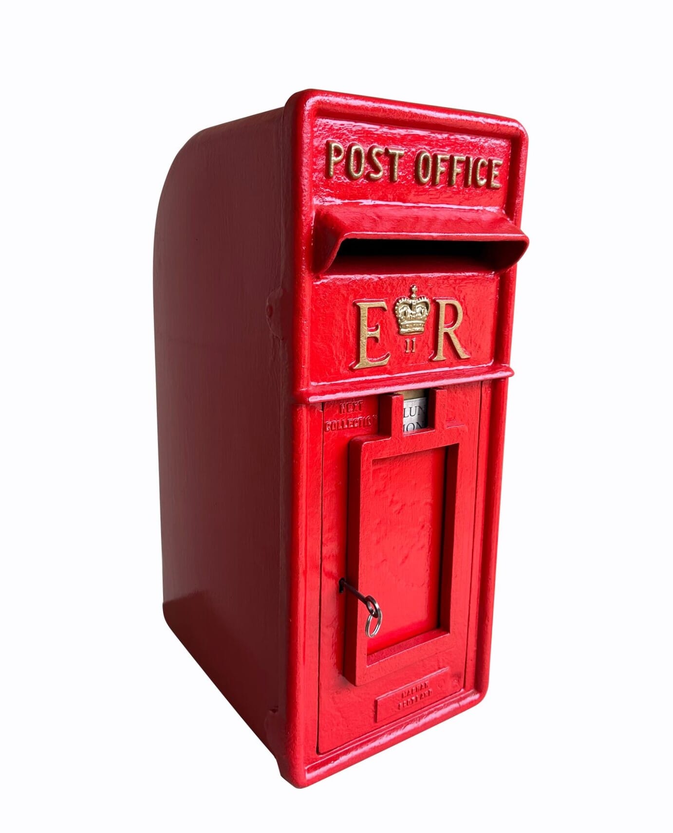 Original Post Office ERII Cast Iron Post Box - 9838