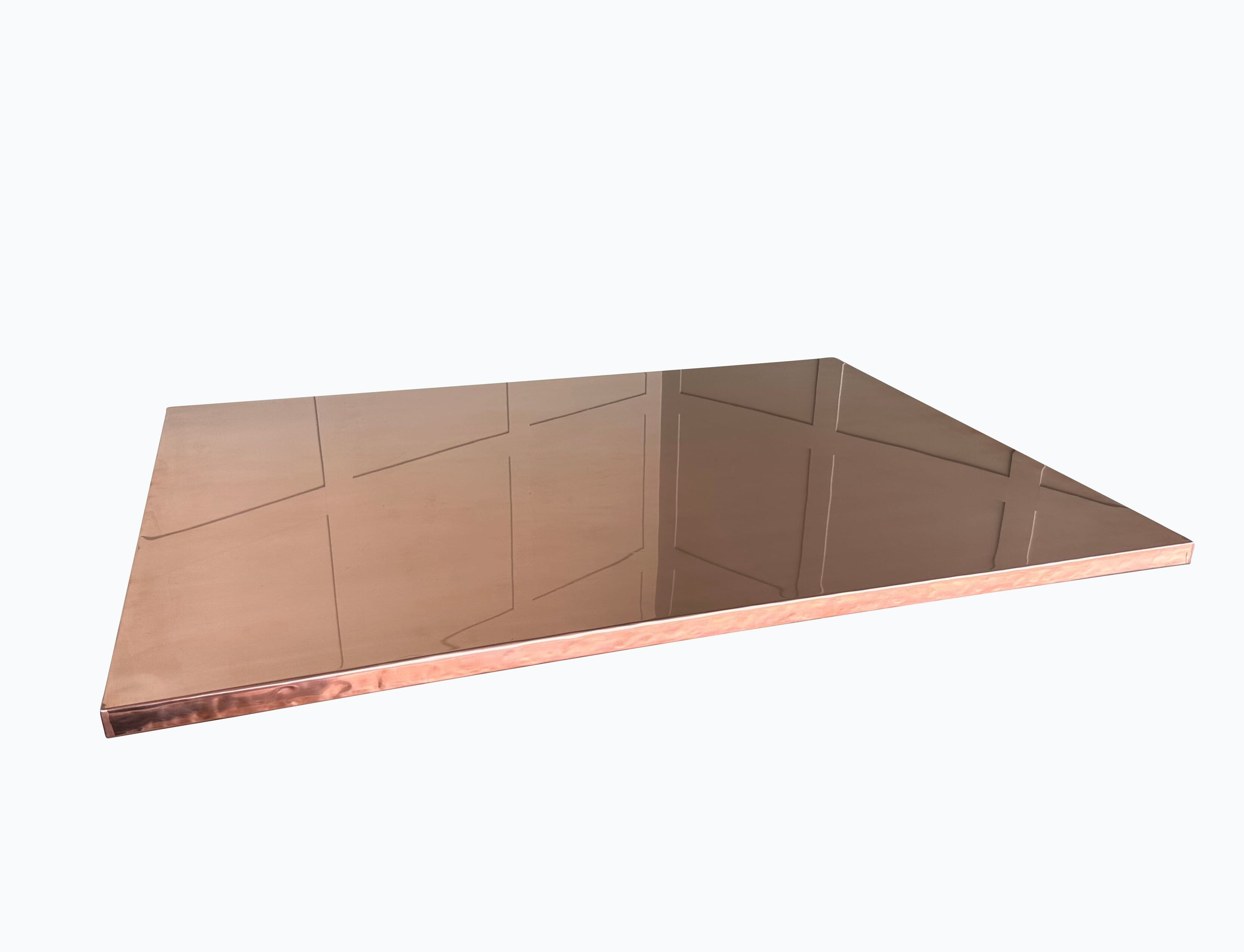 Bespoke Natural Copper Kitchen Work Surface - D2117