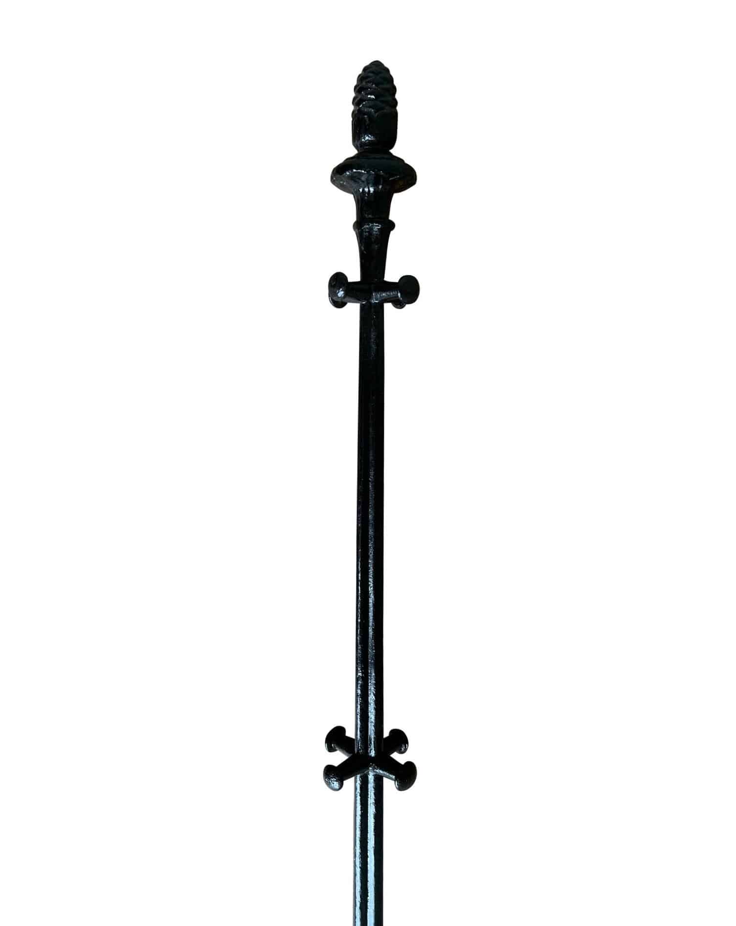 Early Victorian Ornate Cast Iron Garden Washing Line Pole