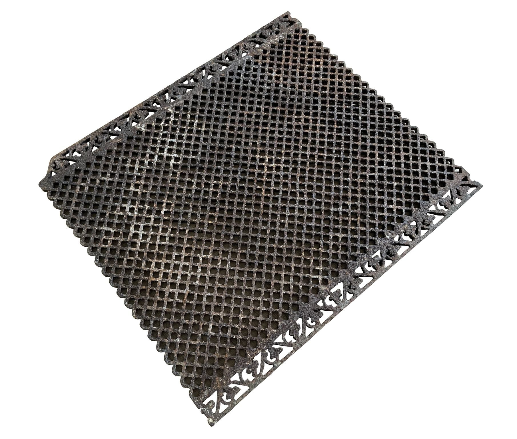 Decorative Cast Iron Large Floor Grille / Grid - 10155C