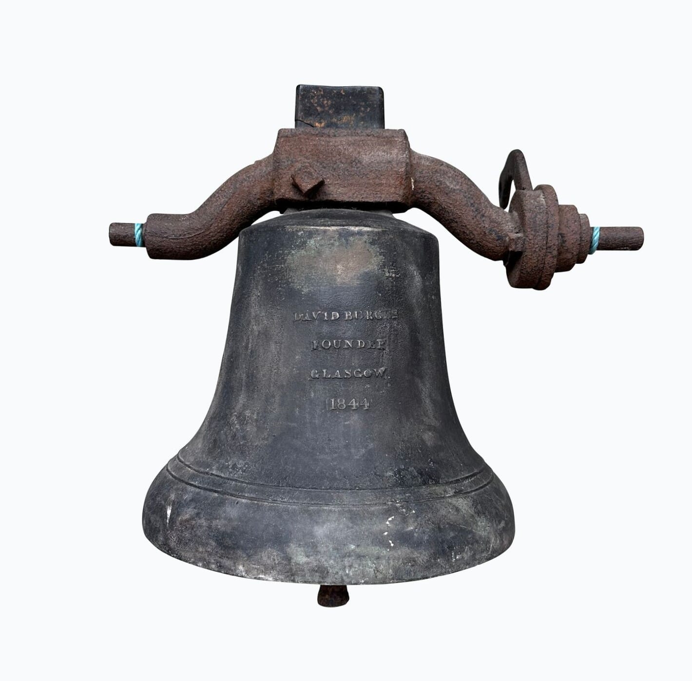 Antique Church Bronze Bell By David Borges Glasgow - 10153